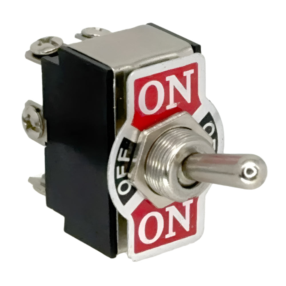 Double Pole On-Off-On Chrome Toggle Switch – Car Builder Solutions