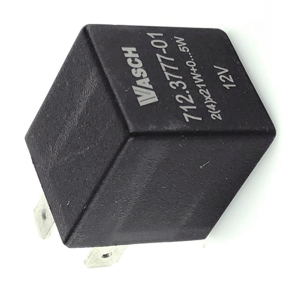 Black Electronic Flasher Relay 98 Watt Max - Car Builder Solutions
