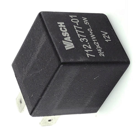 Black Electronic Flasher Relay 98 Watt Max - Car Builder Solutions
