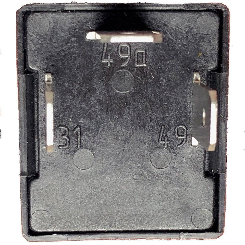 Black Electronic Flasher Relay 98 Watt Max - Car Builder Solutions