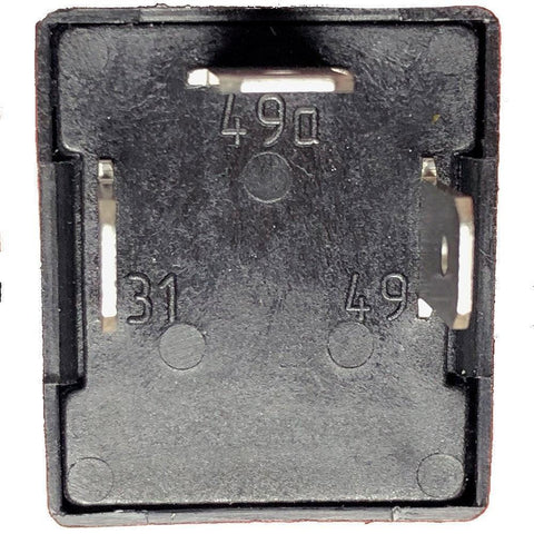 Black Electronic Flasher Relay 98 Watt Max - Car Builder Solutions