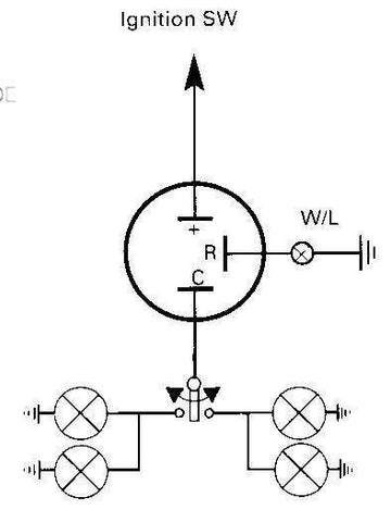 Blue 3 Pin Flasher Relay (for #INDCH) - Car Builder Solutions