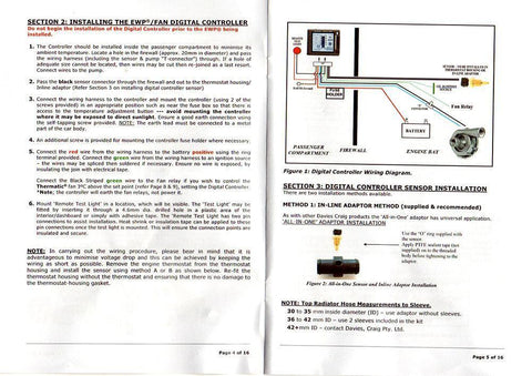 Electric Water Pump 115 L/Min and Digital Controller Kit - Car Builder Solutions