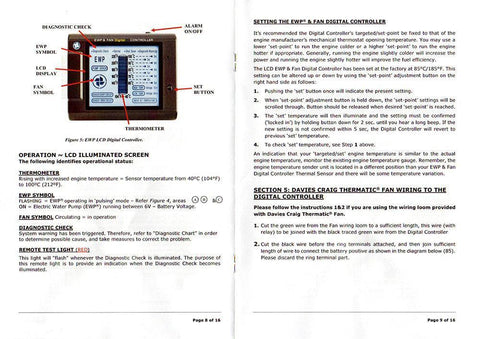 Electric Water Pump 115 L/Min and Digital Controller Kit - Car Builder Solutions