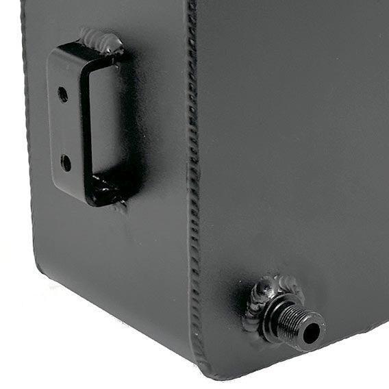 2 Litre Black Aluminium Expansion / Overflow Tank - Car Builder Solutions