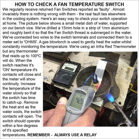 Surface Mount Fan Switch 100C/82C - Car Builder Solutions