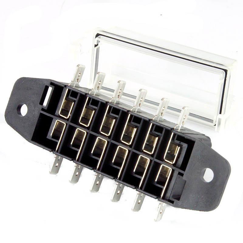 Blade Fuse Box 6 Way Side Entry - Car Builder Solutions