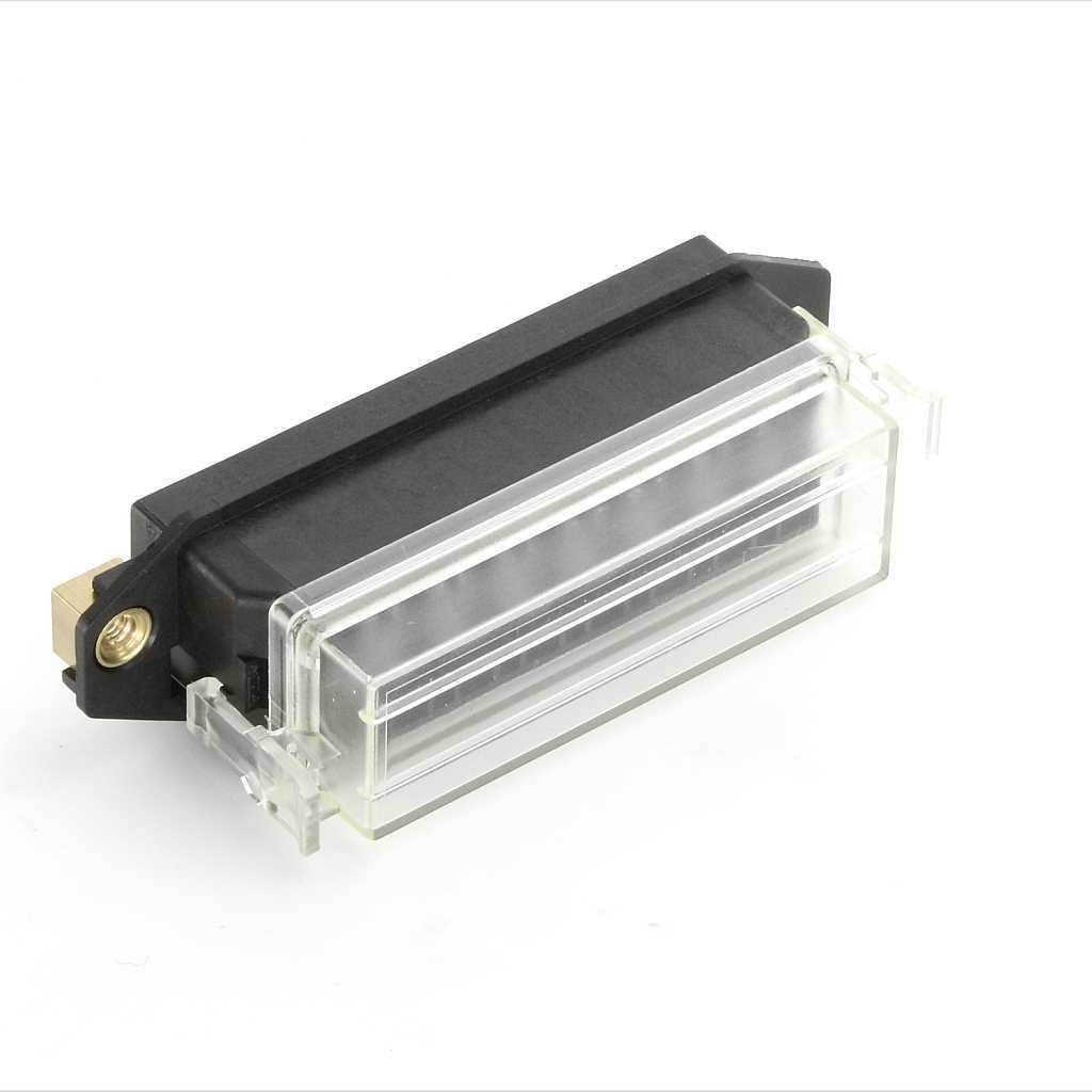 8-Way Standard Blade Fuse Holder / Fusebox - Underside Connections, 12V/24V - ALM Electrical FH8U
