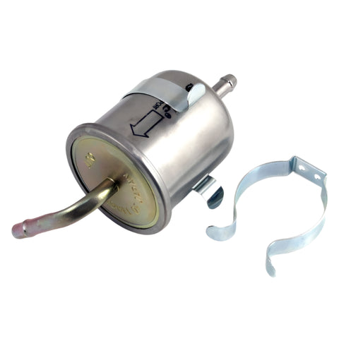 Fuel Injection Canister Filter With One Angled Tail 132mm - Car Builder Solutions