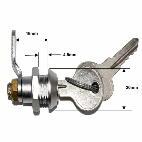 Glove Box Latch Chrome - Car Builder Solutions