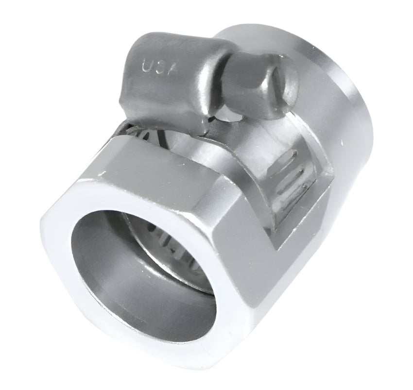 Hose End Finisher Silver 16mm ID - Car Builder Solutions