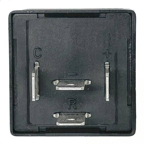 Black Hazard and Flasher Relay 4 PIN 98 Watt Max - Car Builder Solutions