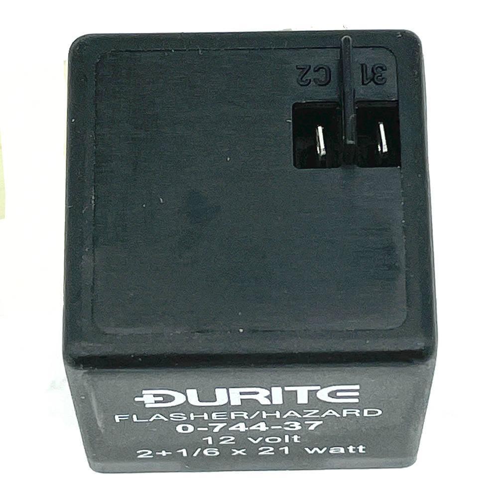 Black Hazard and Flasher Relay 4 PIN 98 Watt Max - Car Builder Solutions