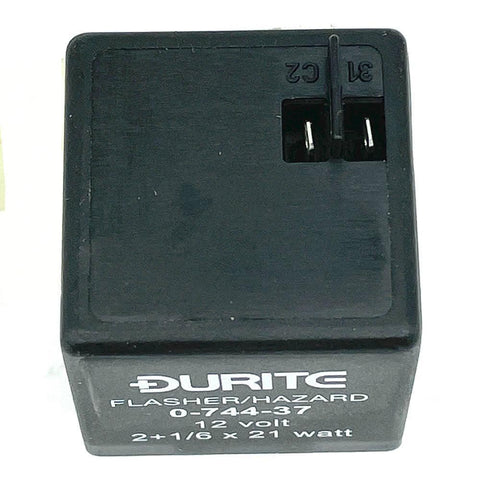 Black Hazard and Flasher Relay 4 PIN 98 Watt Max - Car Builder Solutions