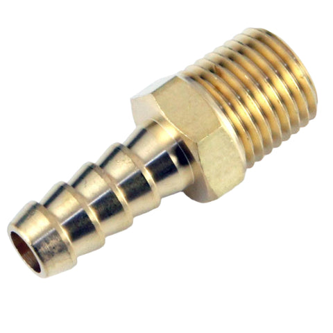 Straight Brass 8mm Hosetail 1/4 NPT - Car Builder Solutions