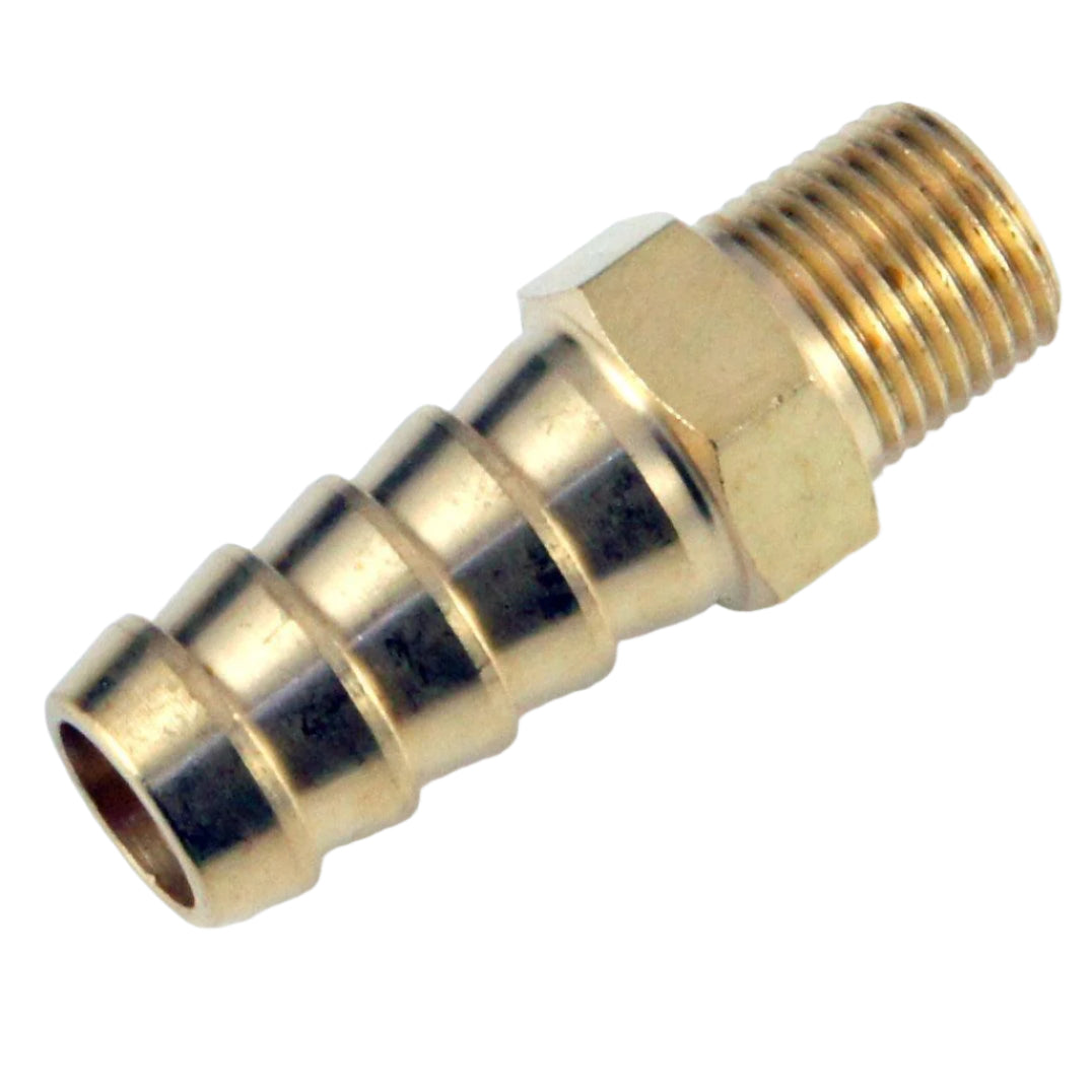 Straight Brass 10mm Hosetail 1/8 NPT - Car Builder Solutions