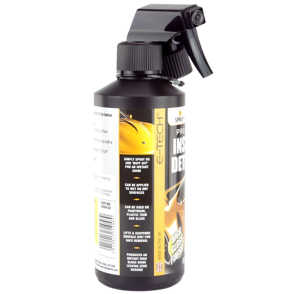 E-Tech Pro Class Instant Detailer 500ml - Car Builder Solutions