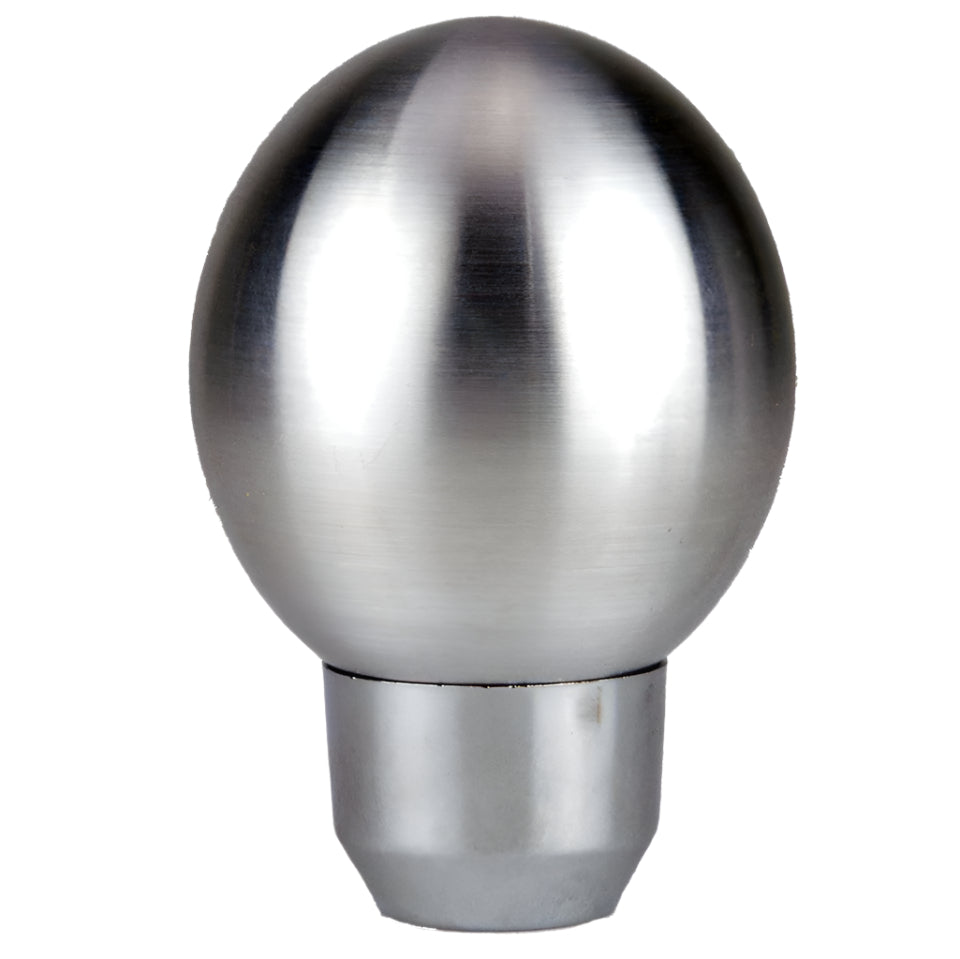 Satin Aluminium Egg Shape Gear Knob - Car Builder Solutions