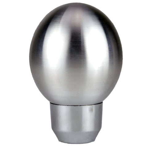 Satin Aluminium Egg Shape Gear Knob - Car Builder Solutions