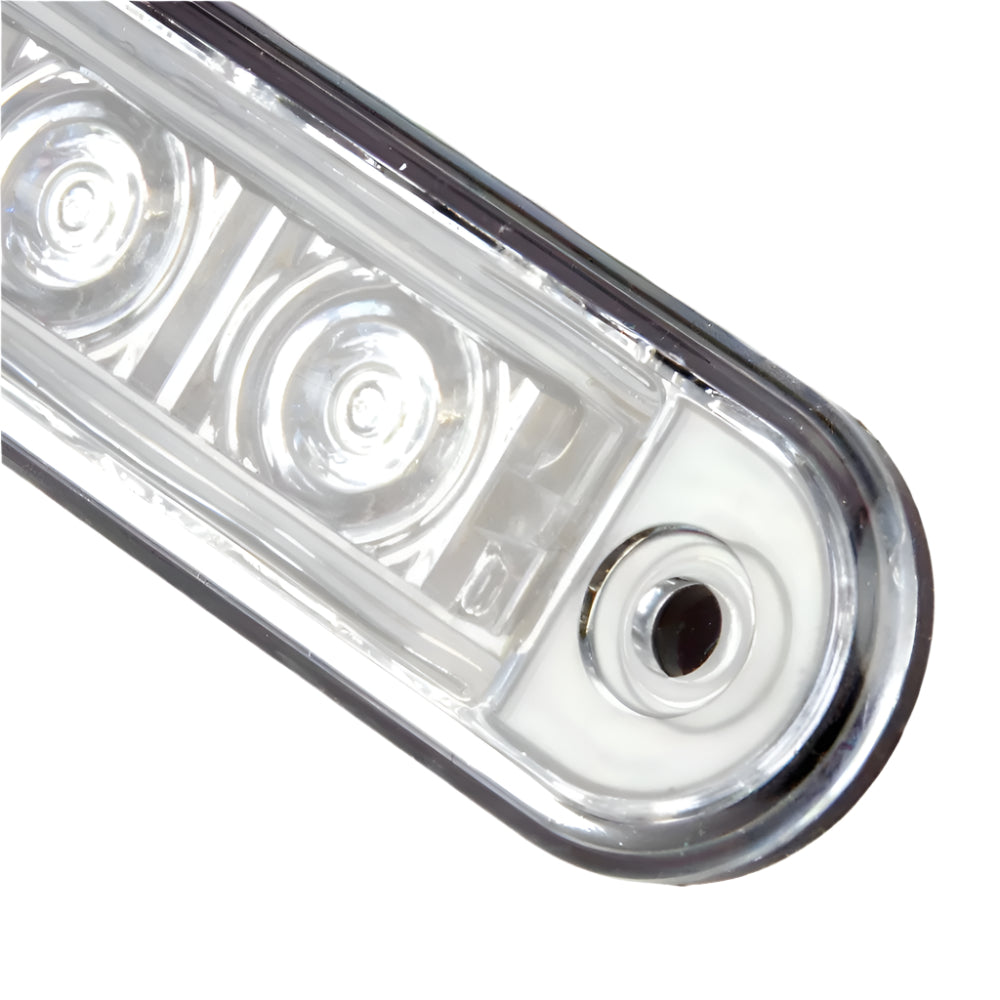 LED Stop Tail Indicator Strip Light 237mm Black - Car Builder Solutions