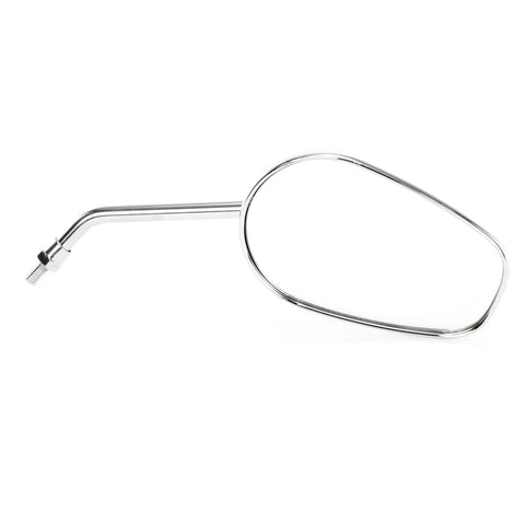 Flat Chrome Stalk Mirror With Carbon Panel 270mm - Car Builder Solutions