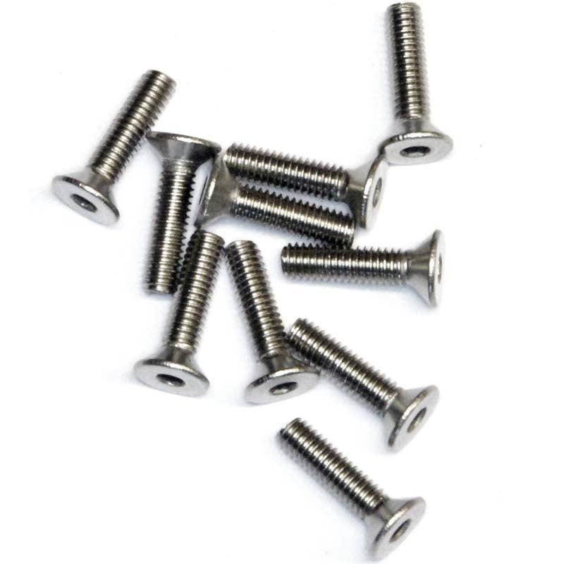 M4 x 16mm Countersunk Screws Pack Of 10 - Car Builder Solutions