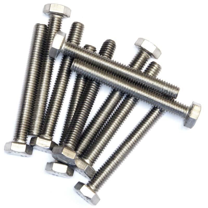 M6 x 50mm Hex Head Bolt Pack Of 10 - Car Builder Solutions