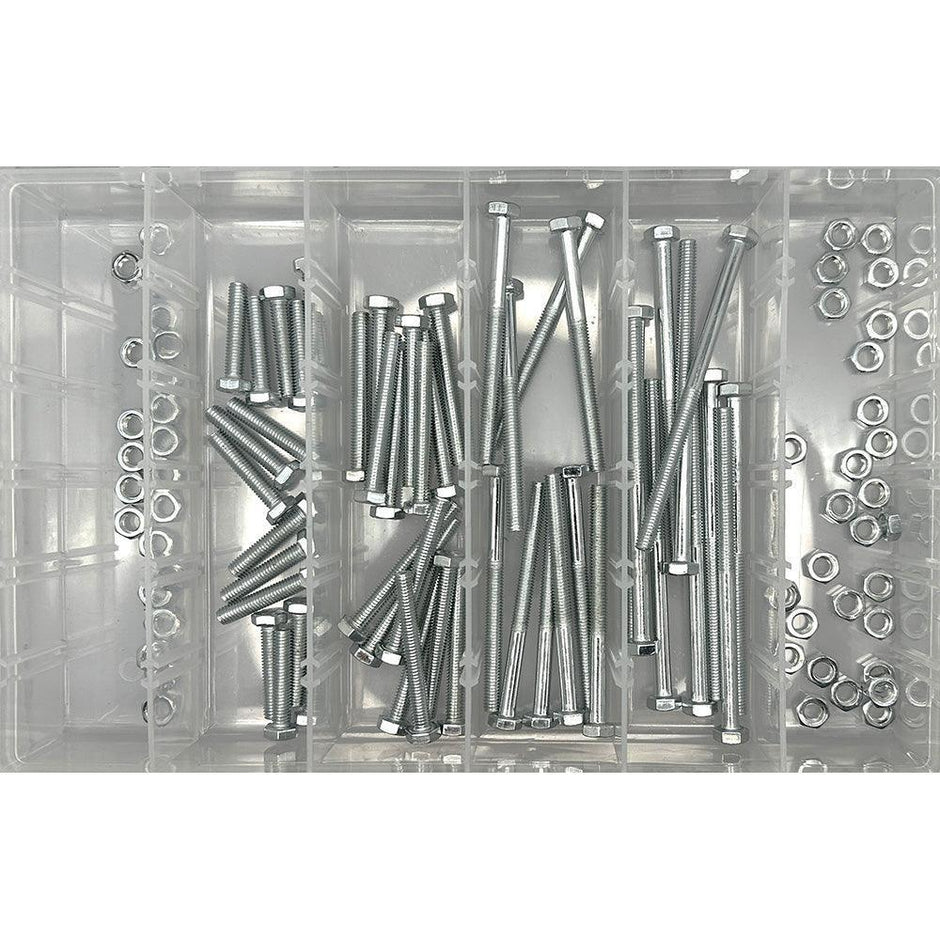 100 Piece M6 Nut And Bolt Pack - Car Builder Solutions