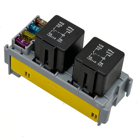 Fuse And Relay Module 2 Standard Relay, 4 Mini Fuse, Side Lock Module – Car Builder Solutions