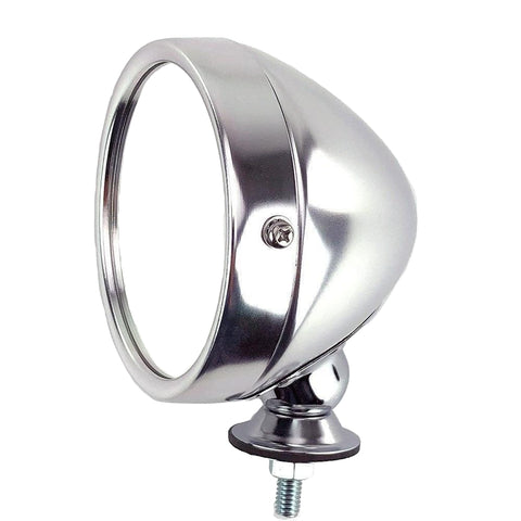 Lightweight Aluminium Gp Mirror Polished 100mm - Car Builder Solutions