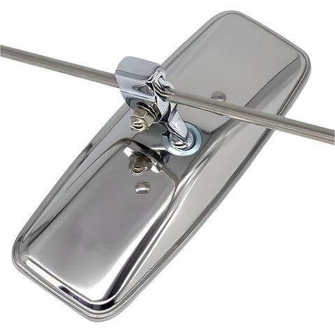 Stainless Steel Rod Mounted Sliding Clamp Interior Mirror - Car Builder Solutions