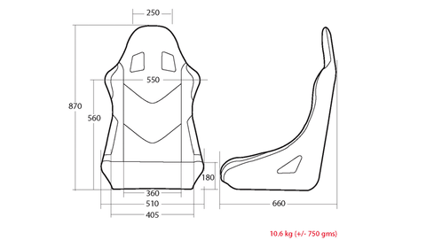 Cobra Monaco Pro Seat