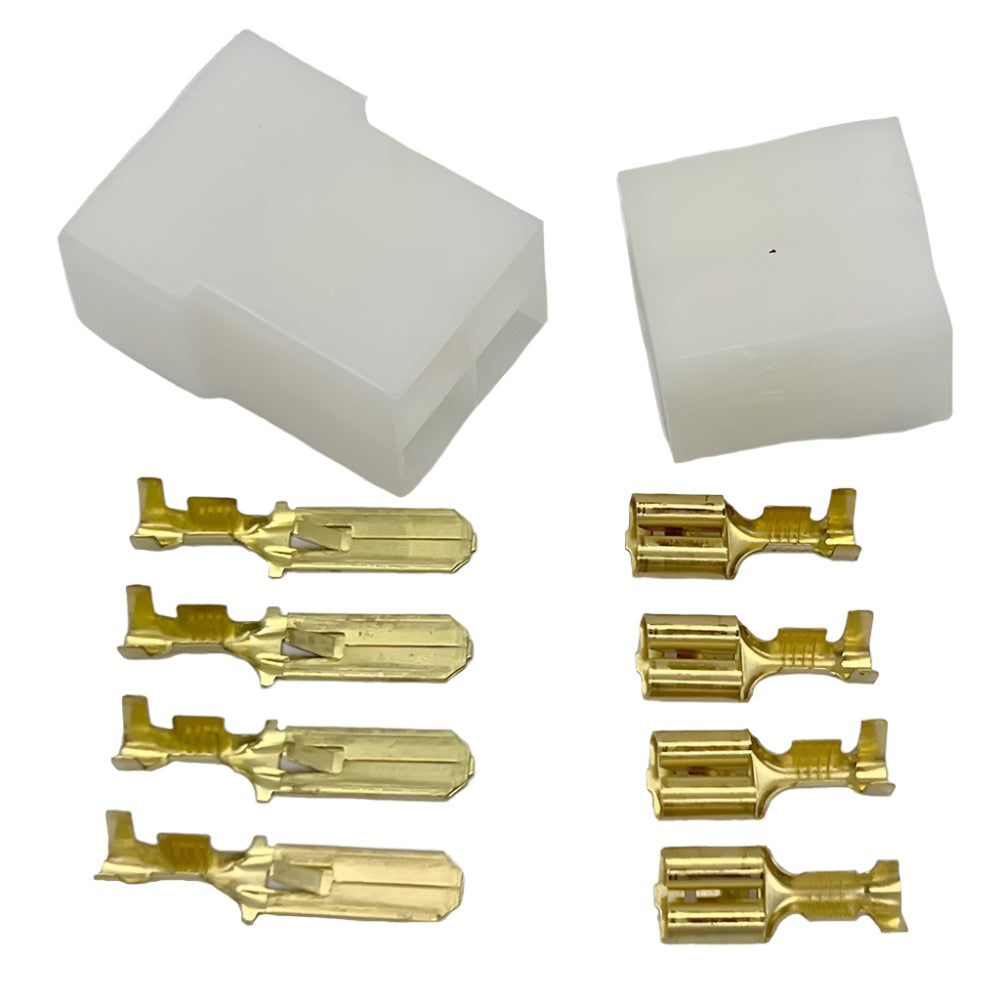 Multipin Wiring Connectors 4 Way Pack Of 5 - Car Builder Solutions