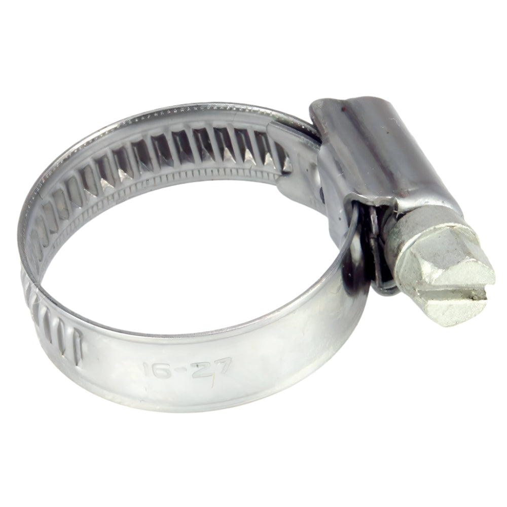 16mm - 27mm Narrow Band Stainless Steel Hose Clip - Car Builder Solutions