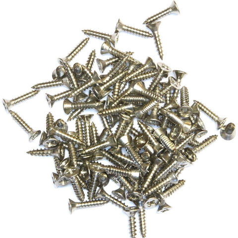 No.6 x 16mm Countersunk Head Stainless Self Tappers Pack of 100 - Car Builder Solutions