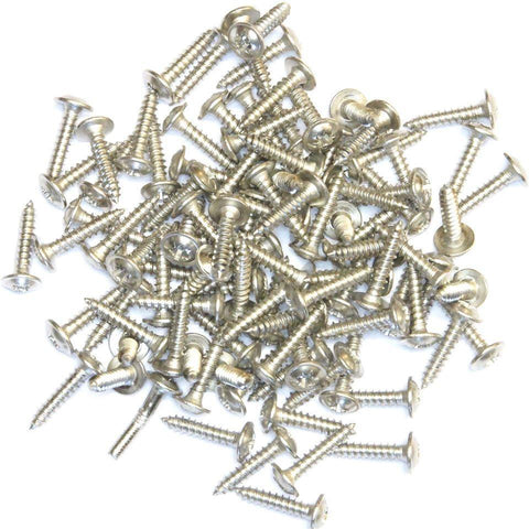 No.6 x 16mm Dome Head Stainless Self Tappers Pack of 100 - Car Builder Solutions