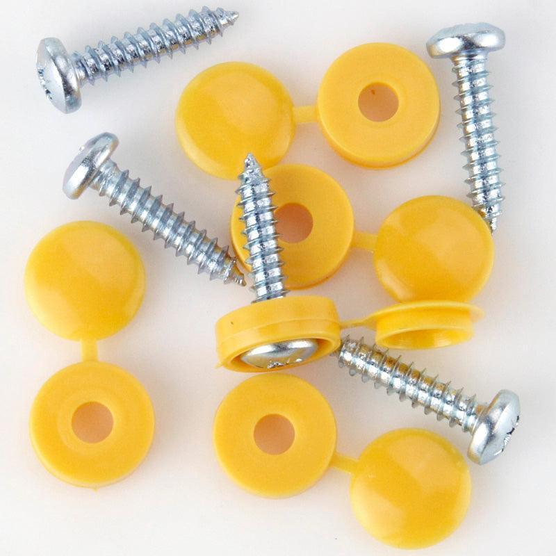 Yellow Washer/Cap & Screw Pack Of 5 - Car Builder Solutions