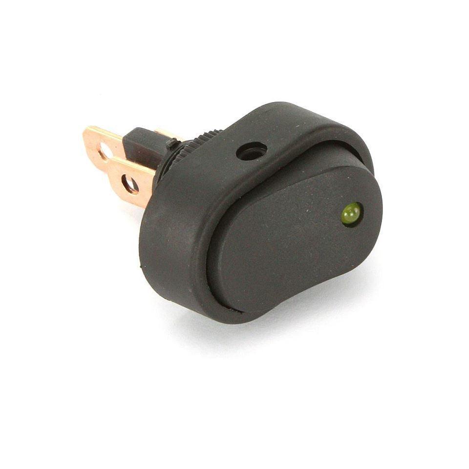 Oval Rocker Switch Amber 16A 12V/24V | ORSA | Fast Dispatch – Car ...