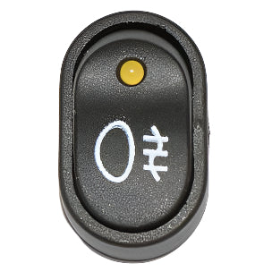 Illuminated Amber Rocker Switch for Rear Fog Lights | 16A | ORSRFA ...