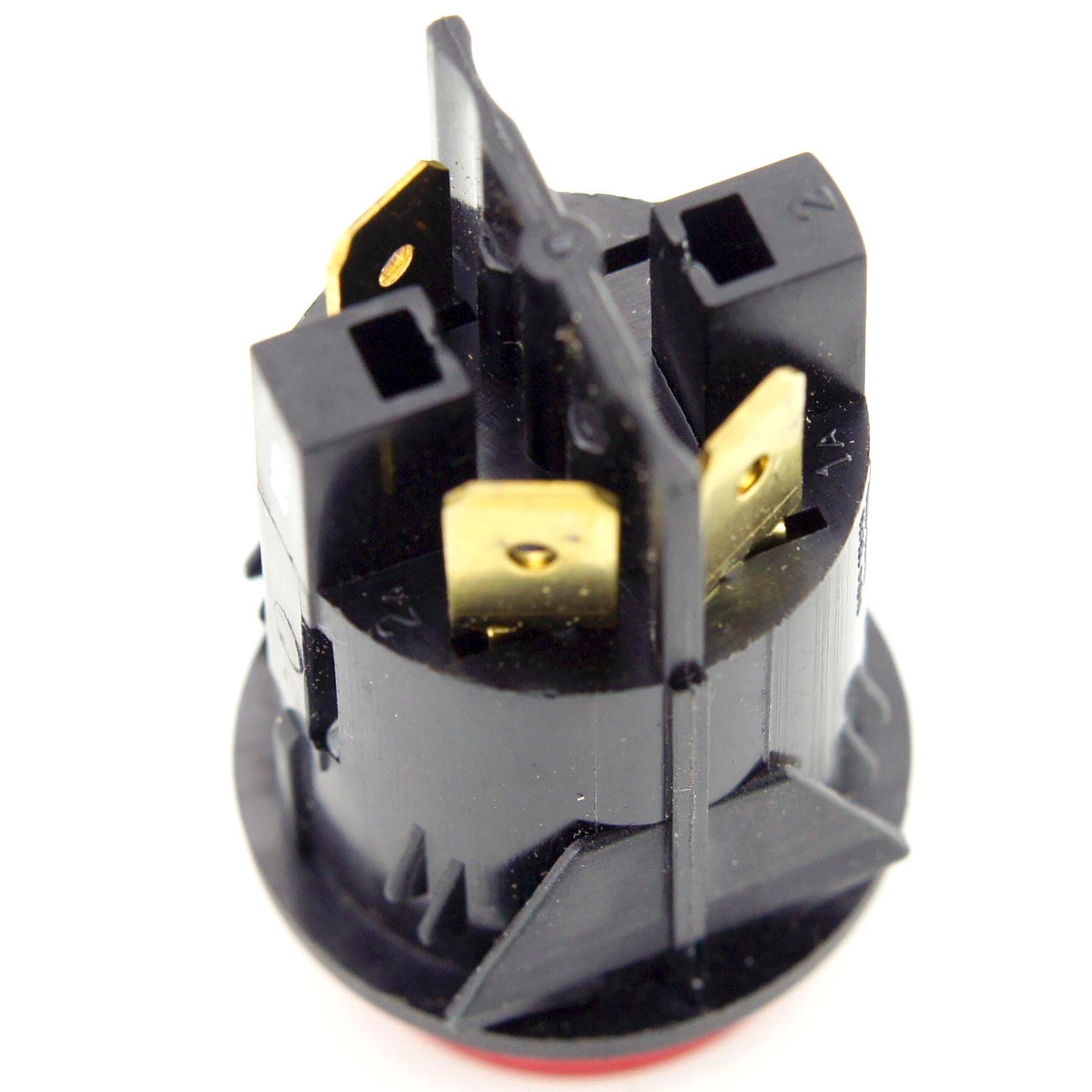 24 Volt Push Button Illuminated ON/OFF Switch - Car Builder Solutions