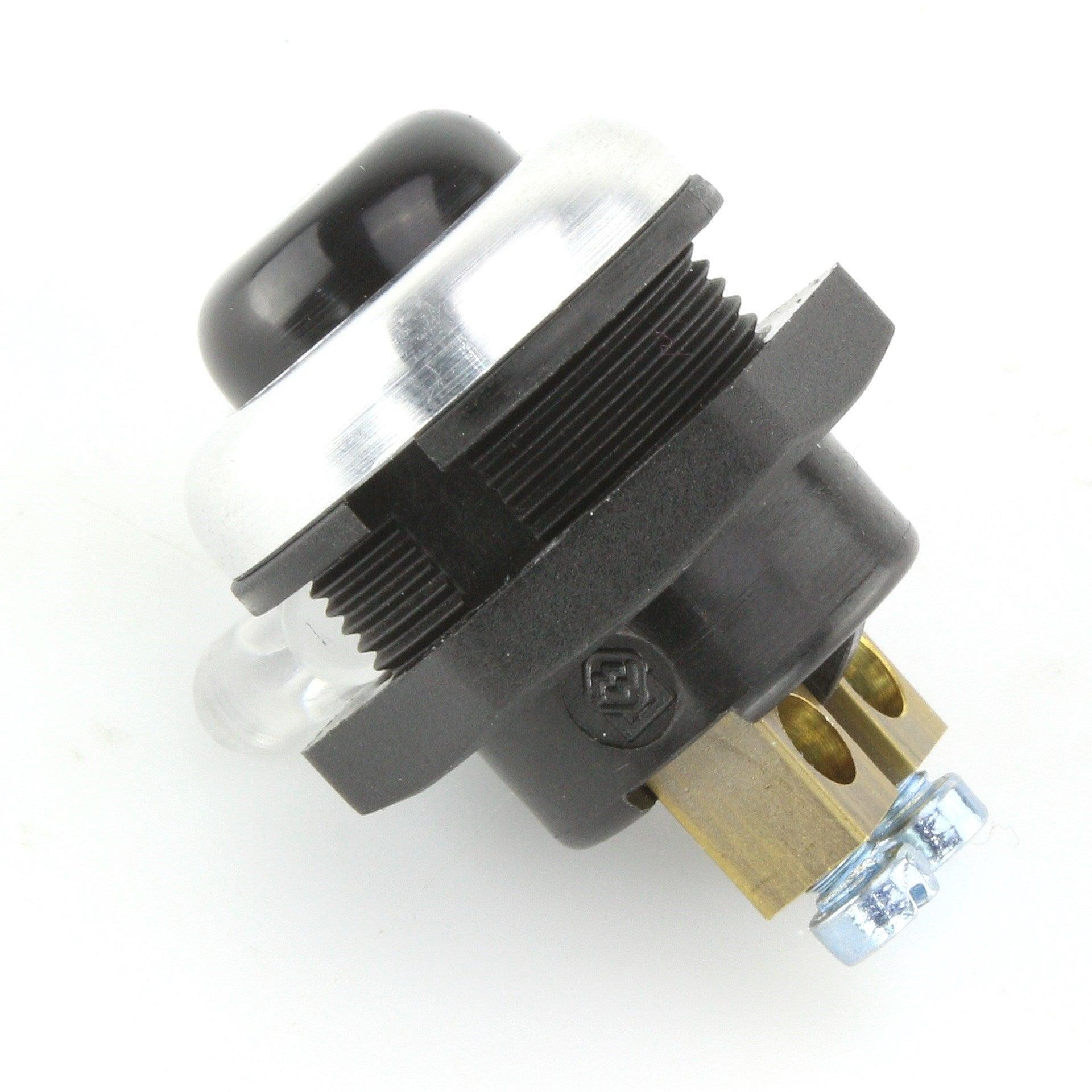 Aluminium Bezel Push Button Washer Switch - Car Builder Solutions