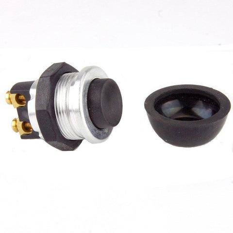 Aluminium Push Button Switch With Rubber Shroud - Car Builder Solutions