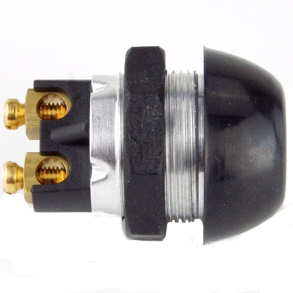 Aluminium Push Button Switch With Rubber Shroud - Car Builder Solutions