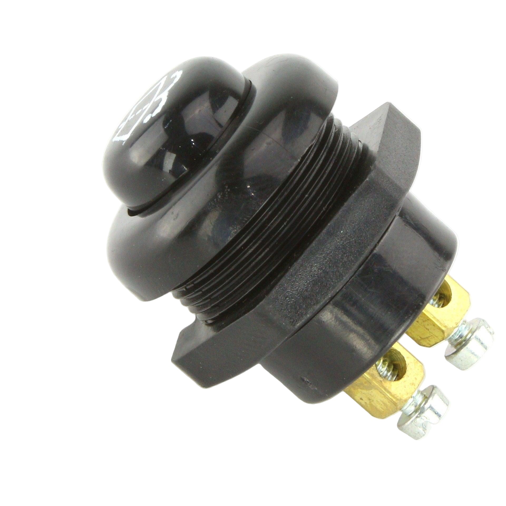 All Black Push Button Washer Switch - Car Builder Solutions