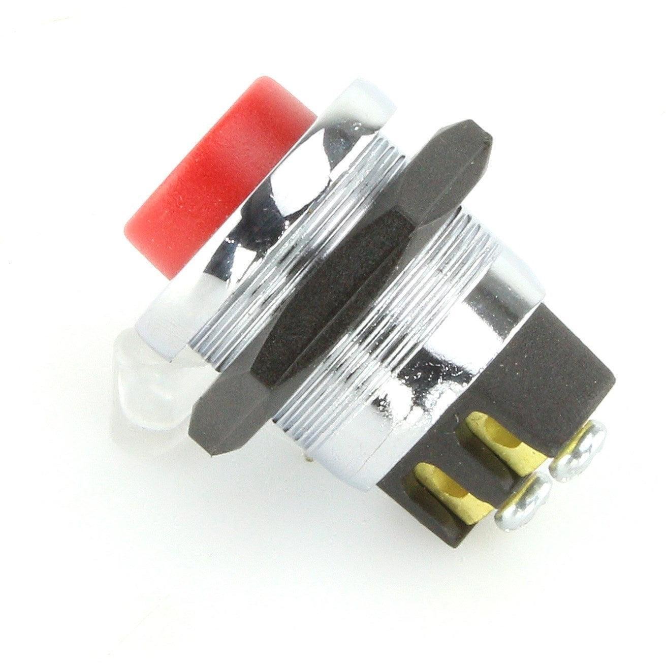 25mm Red & Chrome Push Button Switch 20A | Durable & Stylish – Car ...