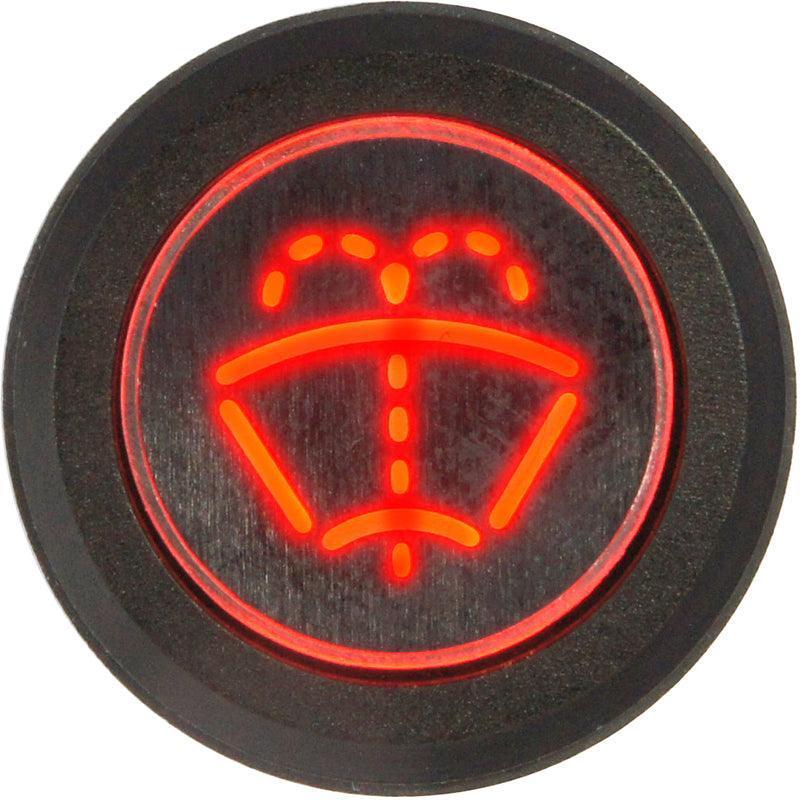 Black Billet Aluminium Washers Switch - Car Builder Solutions