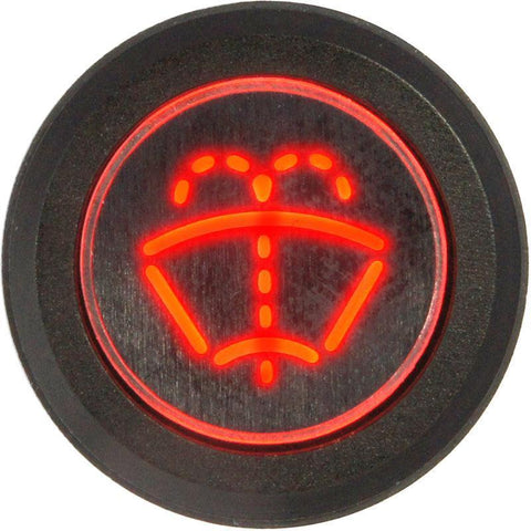 Black Billet Aluminium Washers Switch - Car Builder Solutions
