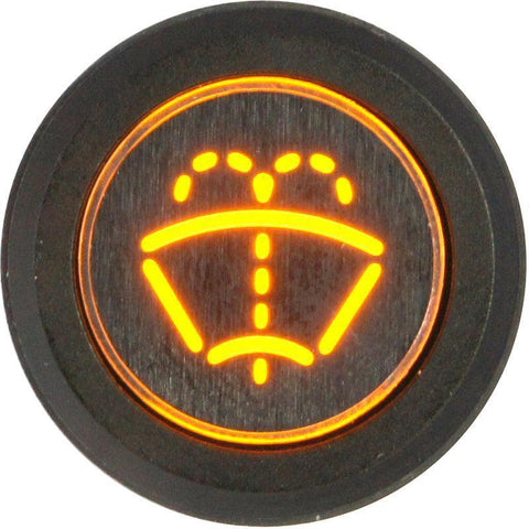 Black Billet Aluminium Washers Switch - Car Builder Solutions