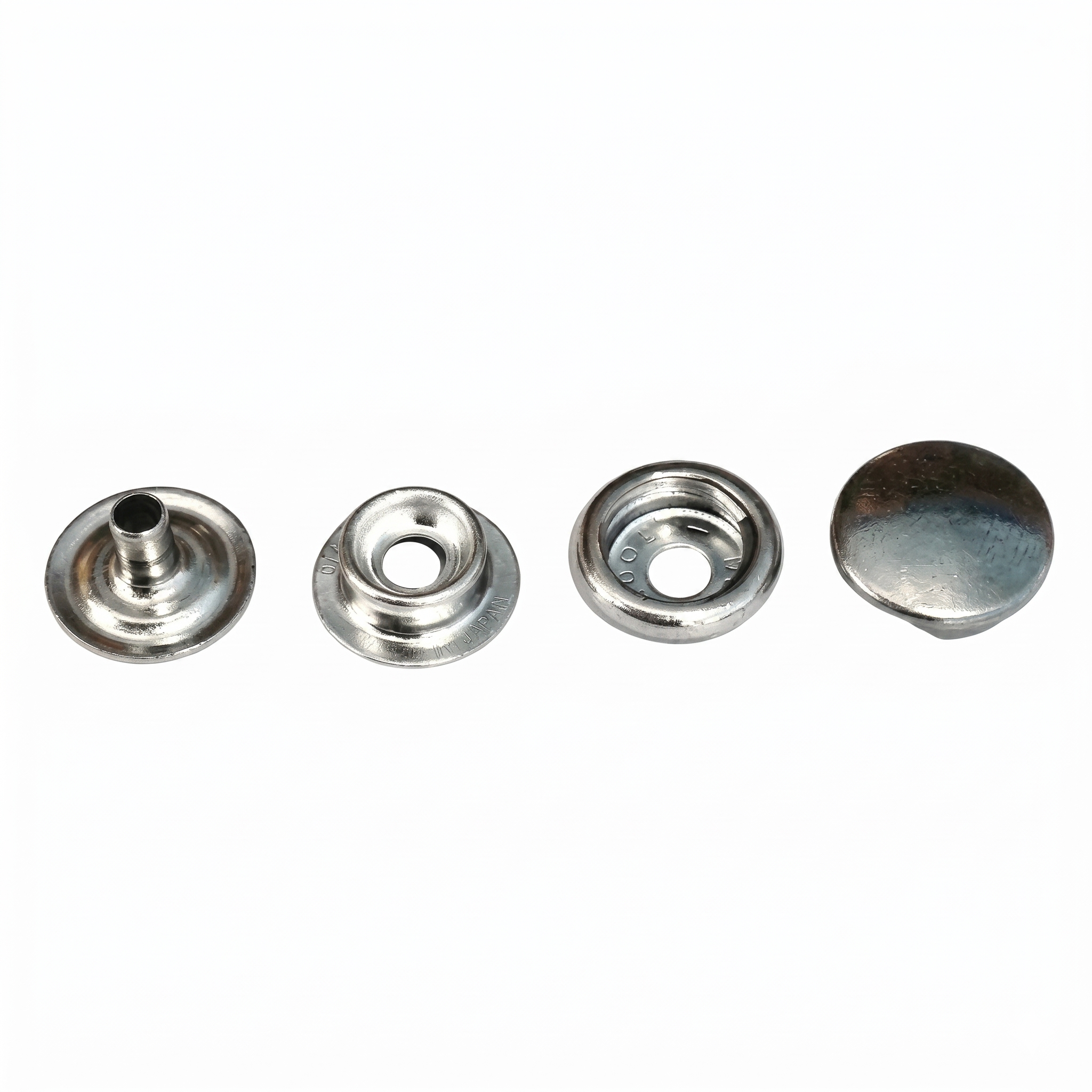 Stainless Steel Press Studs Pack Of 10 - Car Builder Solutions