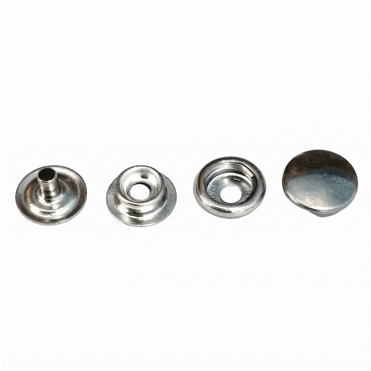Stainless Steel Press Studs Pack Of 10 - Car Builder Solutions